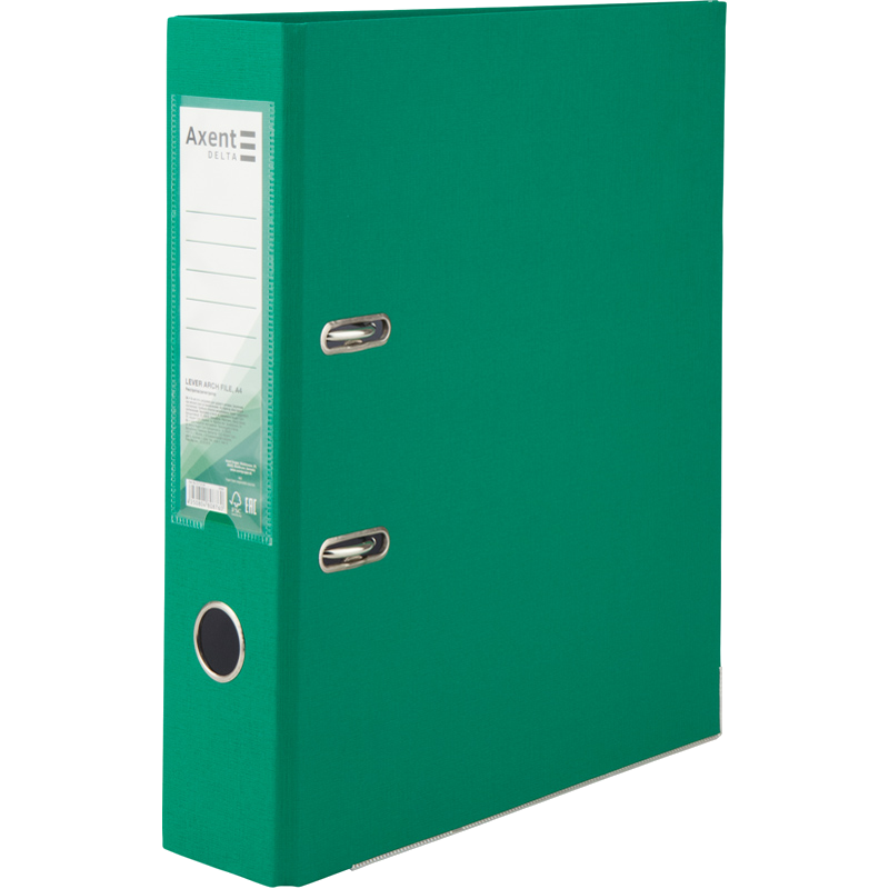 Папка-реєстратор AXENT DELTA (D1714-04C) А4, 75 мм, зелена